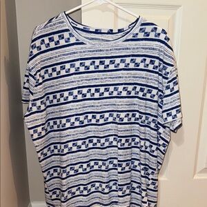 We The Free Blue and White TSHIRT NWOT